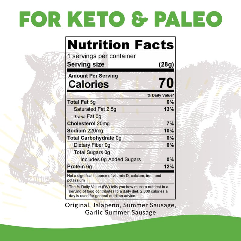 Paleovalley 100% Grass Fed Beef Sticks - Delicious Gluten Free Beef Snack - High Protein Keto Friendly, 40 Count Variety Pack - Image 2